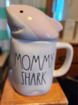 Rae Dunn Mommy Shark Mug