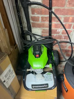 Green works 1200 psi electric pressure washer