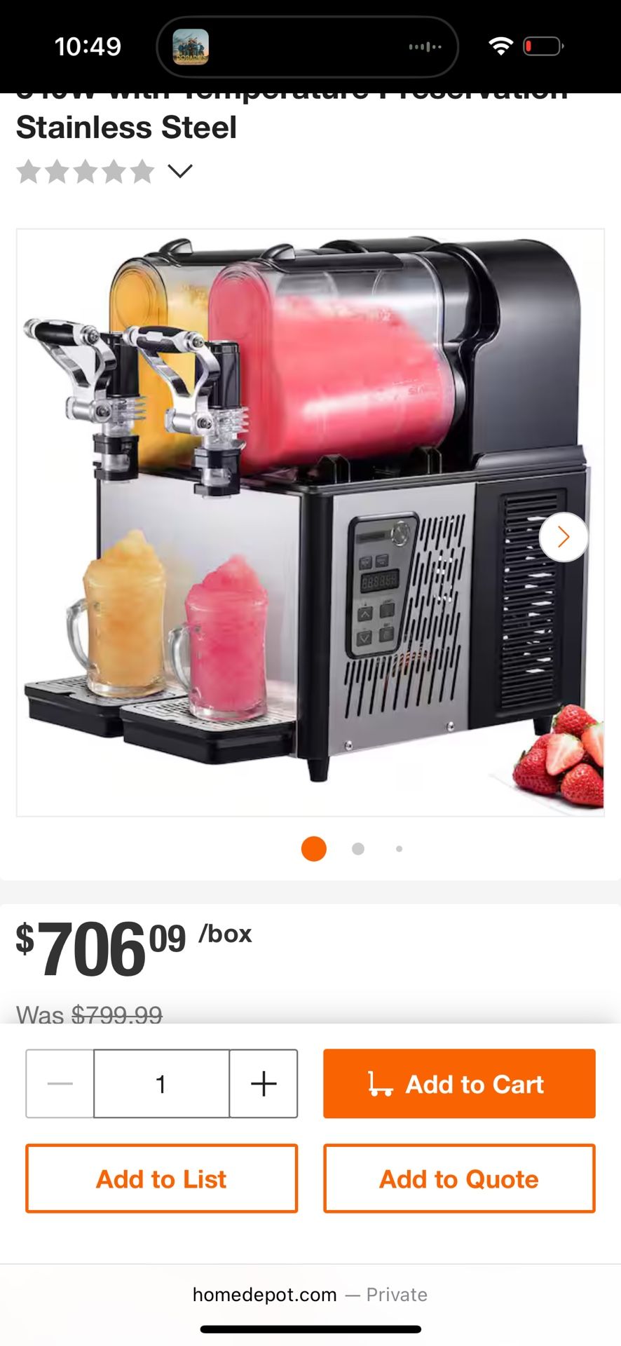 Slushy Machine 