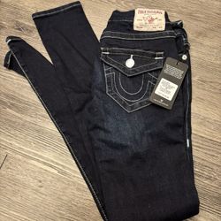 True Religion Low Rise Skinny Jeans 