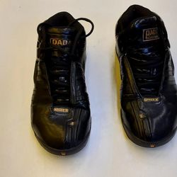 Rare Dada Supreme Sprees Size 11 Black and Gold Basketball shoes. 