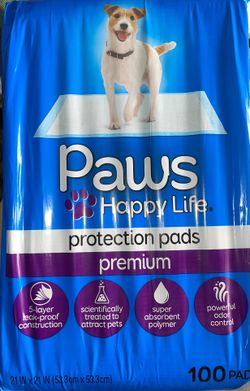 Doggy Pads, Paws Happy Life- 100 Count