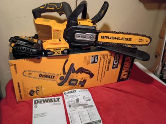 20 VOLT DEWALT BRUSHLESS 12" chainsaw kit completo $$220