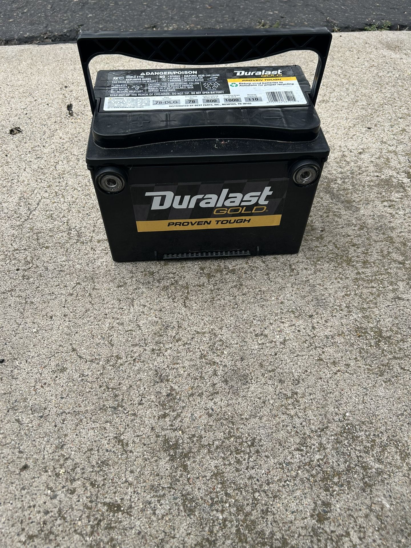 Duralast Gold Car Battery 