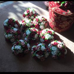 Faux Flower Center Pieces