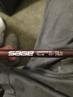 Sage graphite 111 590LL #5line 9'0 2 piece pole