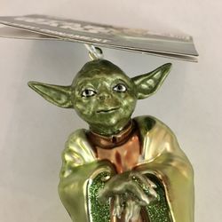 Still Available BRAND NEW w Tags! Collectible Yoda Star Wars Christmas Ornament 