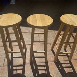 3 Bar Stools 29” High