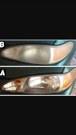 We do headlight restoration