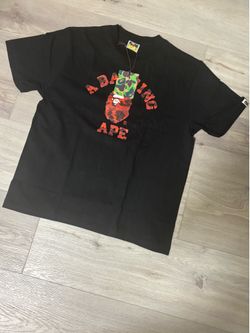 bape red color t-shirt