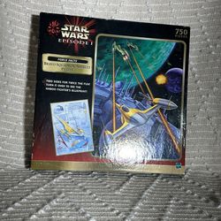 Vintage Star Wars Episode I Bravo Squadron Assault Puzzle - 750 Pieces, New and Sealed