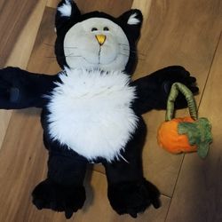 Starbucks Ltd Ed Halloween Stuffed Teddy Bear Cat Costume Lot