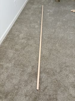 96” grooved dowel