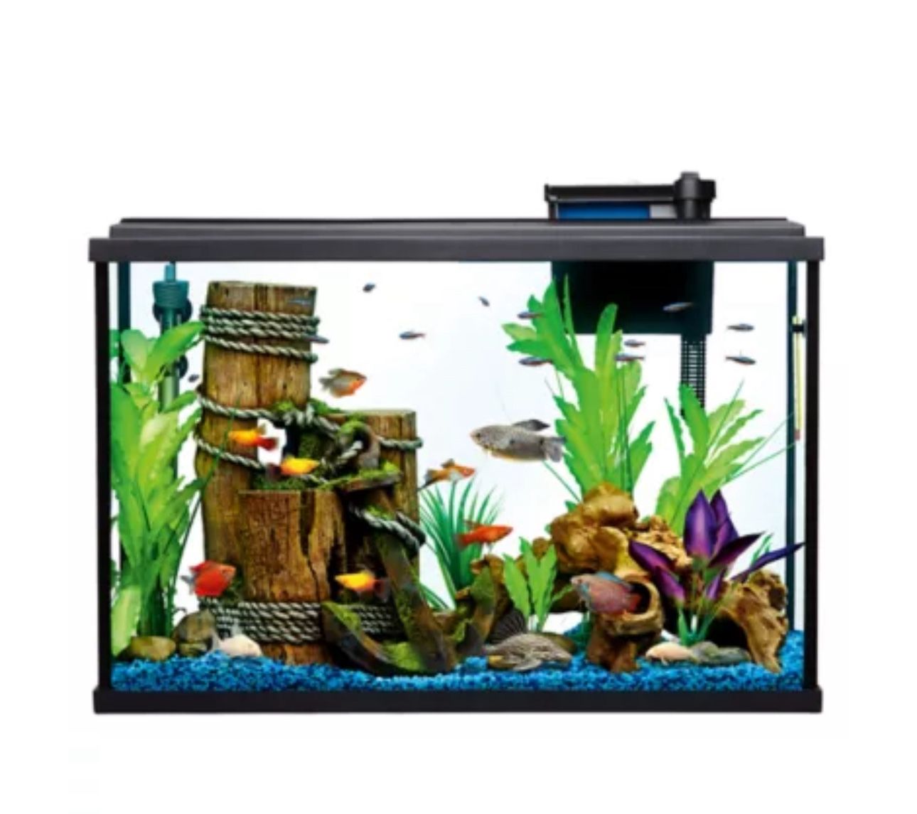 Top Fin Essentials Aquarium Starter Kit With Stand