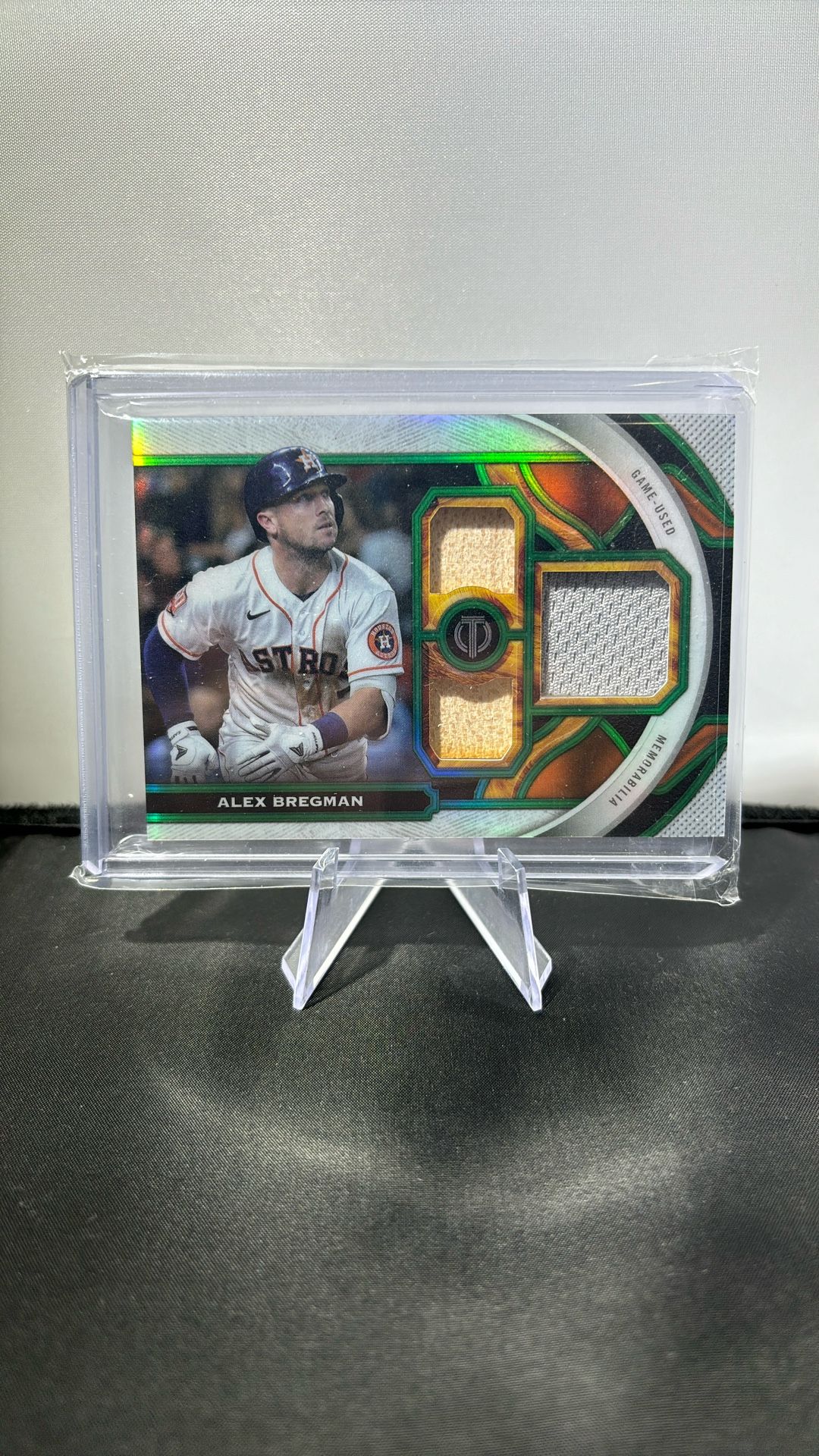 2023 Alex Bregman Triple Relic /99 Topps Tribute