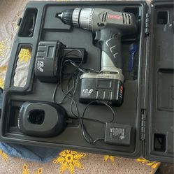 Craftsman Drill With 2 Batteries 