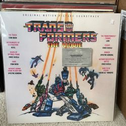 The Transformers: The Movie Original Motion Picture Soundtrack Vinyl, Lp, Record