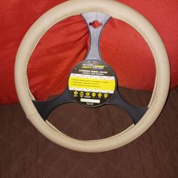 Beige Steering WHEEL COVER $7