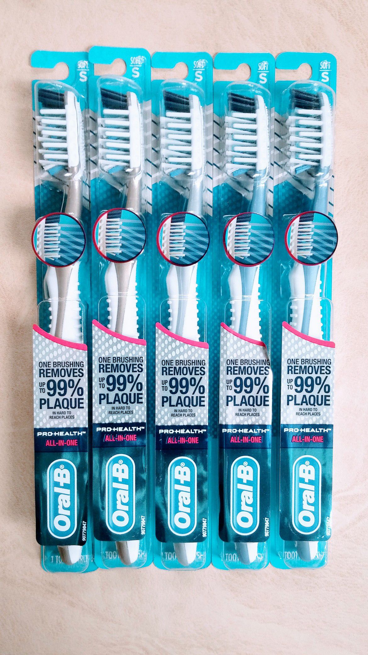 (5) Oral-B Pro-Health All In One Toothbrushes Soft - $10 For All FIRM