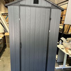 Patiowell 4x6 Plastic Storage Shed Pro( With Floor)