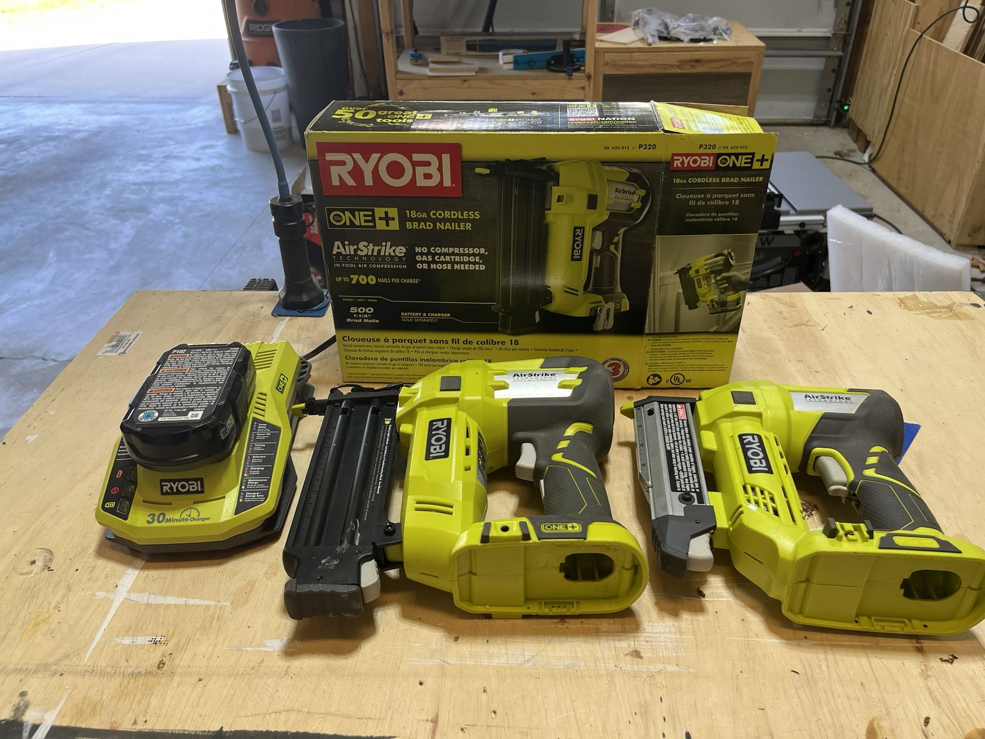 Ryobi ONE+ AirStrike Cordless Nailers