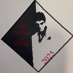 Custom grad cap toppers