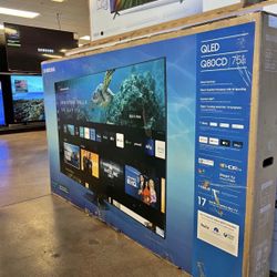 75” SAMSUNG QLED Q80D 4K SMART TV