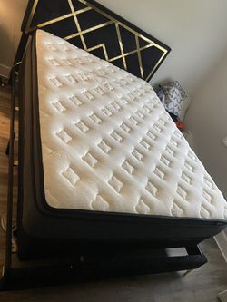 Queen Box Spring Mattress And Bed Frame