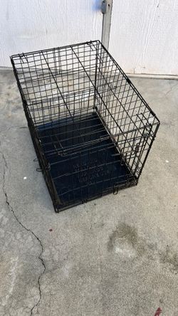 dog animal crate cage.