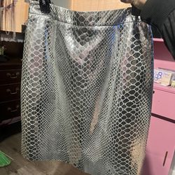 Milly Silver Skirt