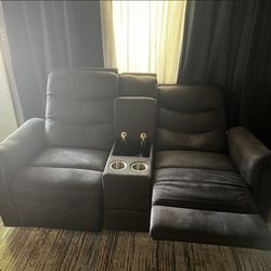 Reclining Theater Sofa 