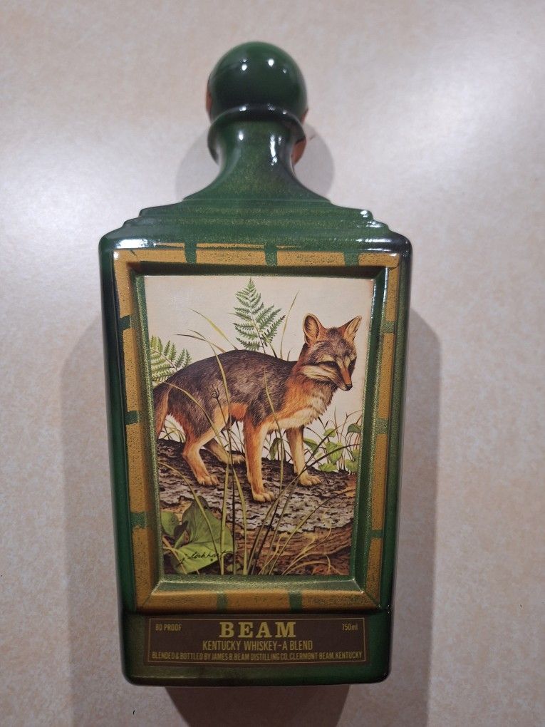 Jim Beam Decorative Wildlife Theme Bottles