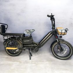 AlwaysBike , Family bike with backseat for kids or storage,28mph,48v 20.AH & color lcd