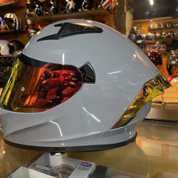 New Grey Dot Motorcycle Helmet $150