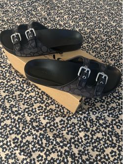 COACH Sandals Two band buckle