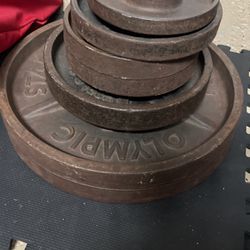 390lbs Olympic Weights And Bar 