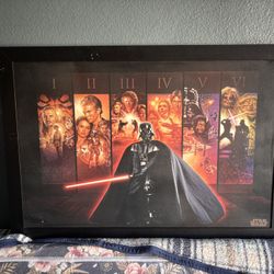 Star wars Darth Vader picture Frame
