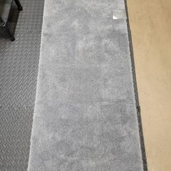 Gray Bathroom Rug - Long