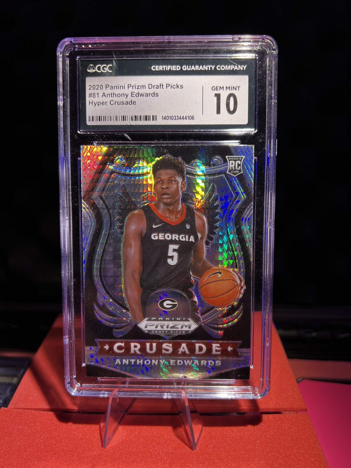 2020 Panini Prizm Draft Picks Ant Edwards RC Hyper