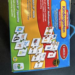 Kindergarten Learning Library Educational Flash Cards