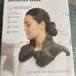 Sharper Image Heated Neck And Shoulder Wrap