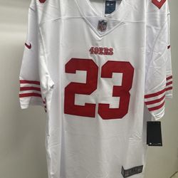 San Francisco 49ers Christian McCaffrey stitched jersey size XL