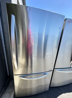 LG Bottom Freezer Stainless Steel Fridge - EnergyEfficient