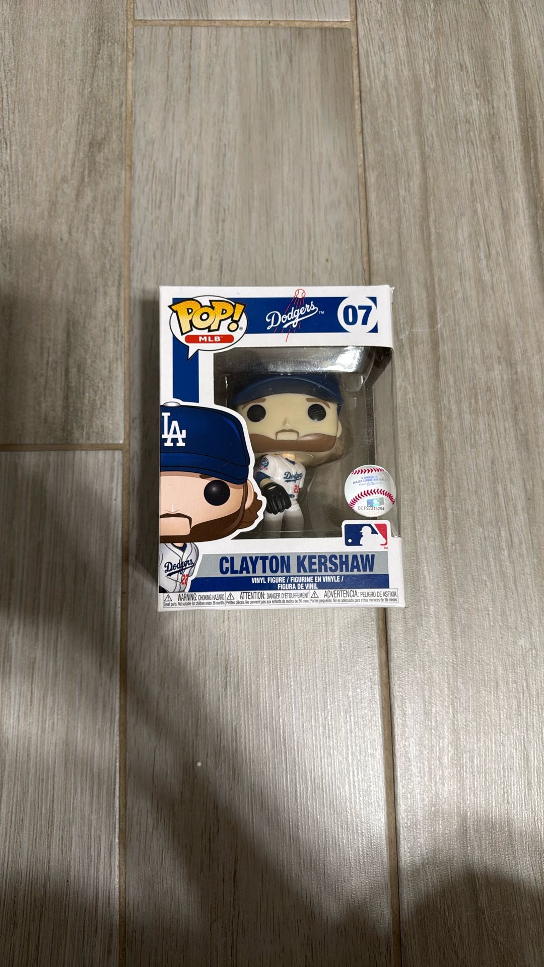 LA Dodgers Clayton Kershaw Funko Pop
