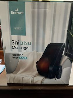 Shiatsu Massage Cushion With Heat New In Box