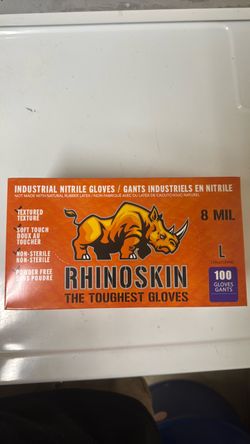 Nitrile Gloves diamond textured 8 mil
