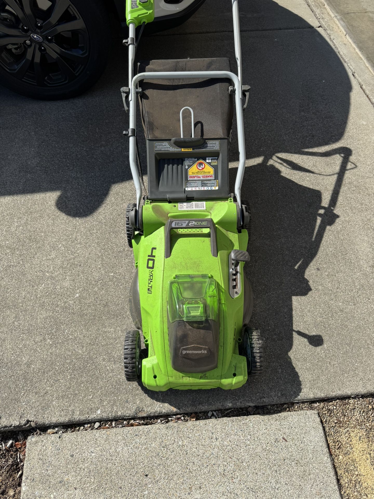 Greenworks 40V 16" Cordless Lawn Mower