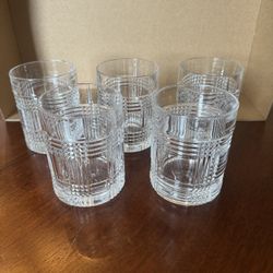 Ralph Lauren Crystal - Glen Plaid Old Fashioned Glasses
