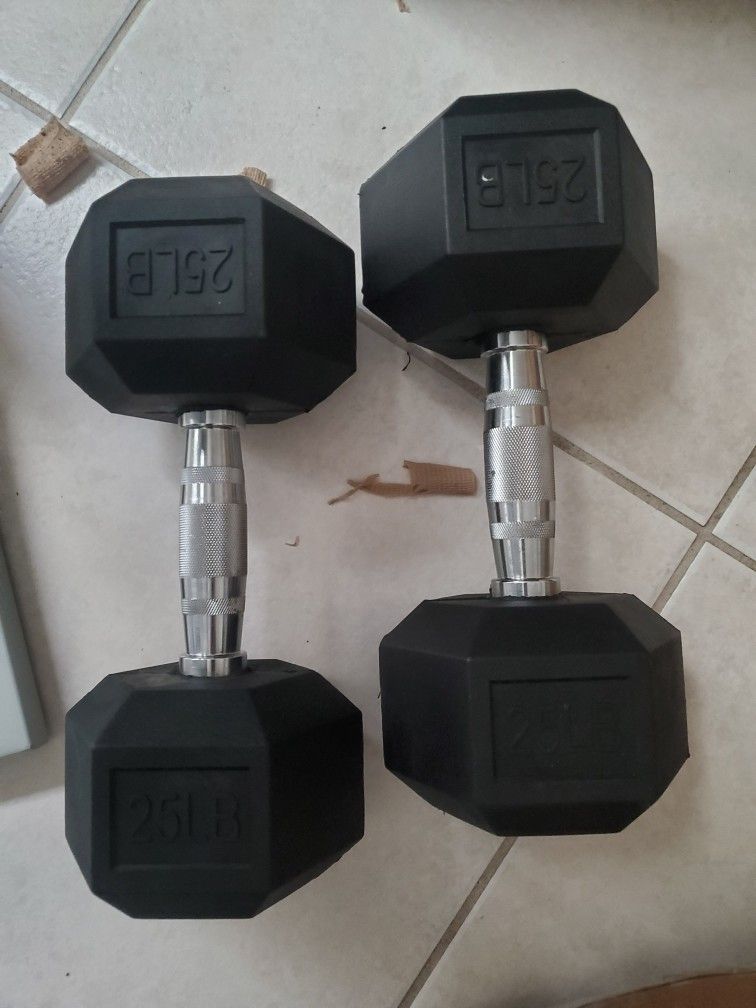 2-25lb Dumbbells