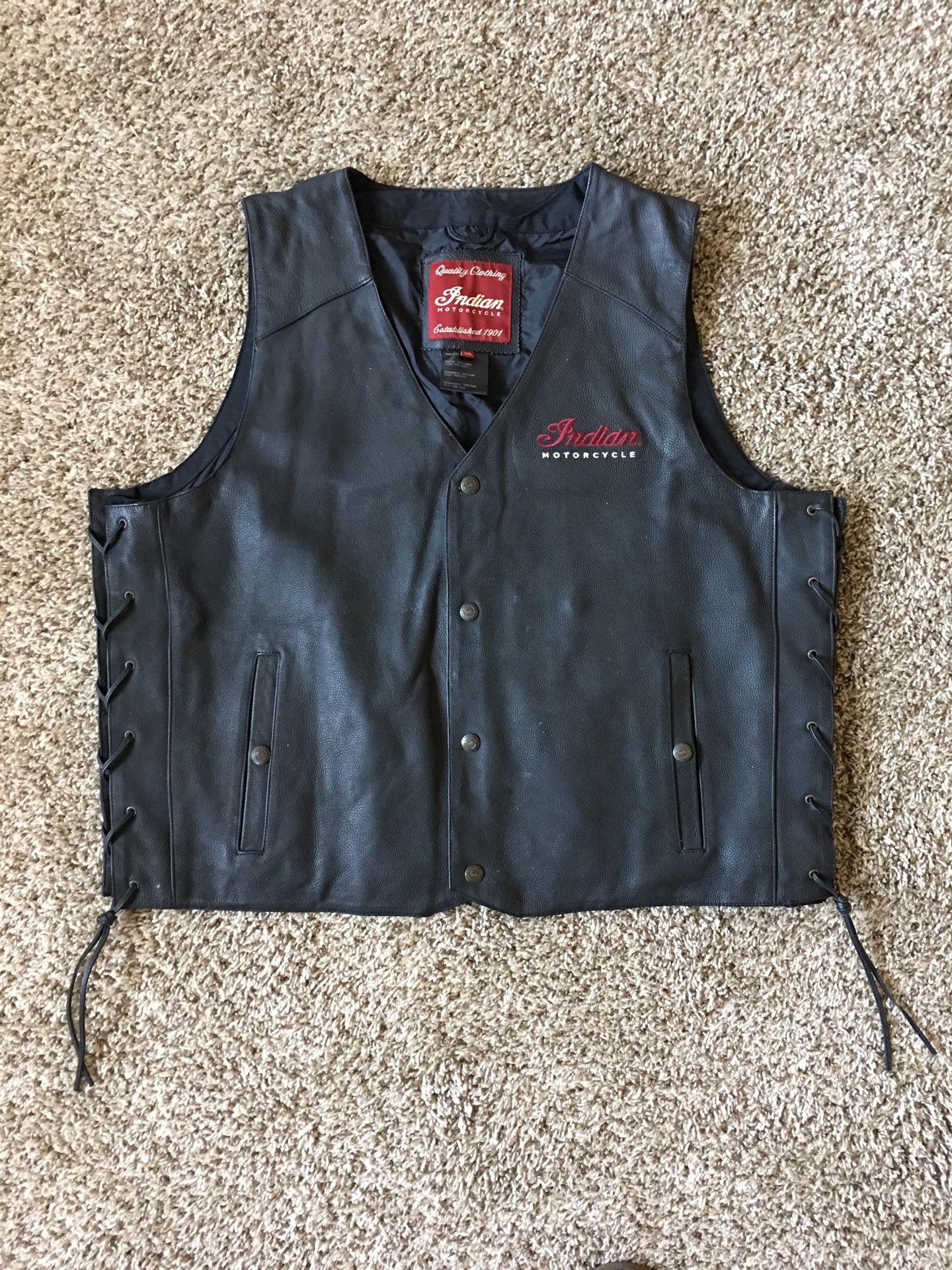 Indian Motorcycle Leather Vest